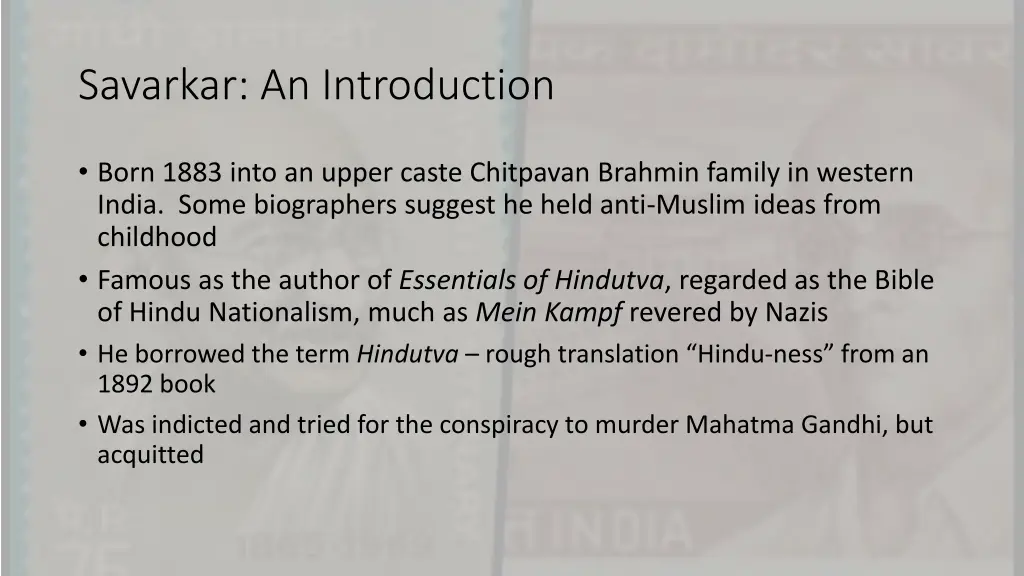 savarkar an introduction