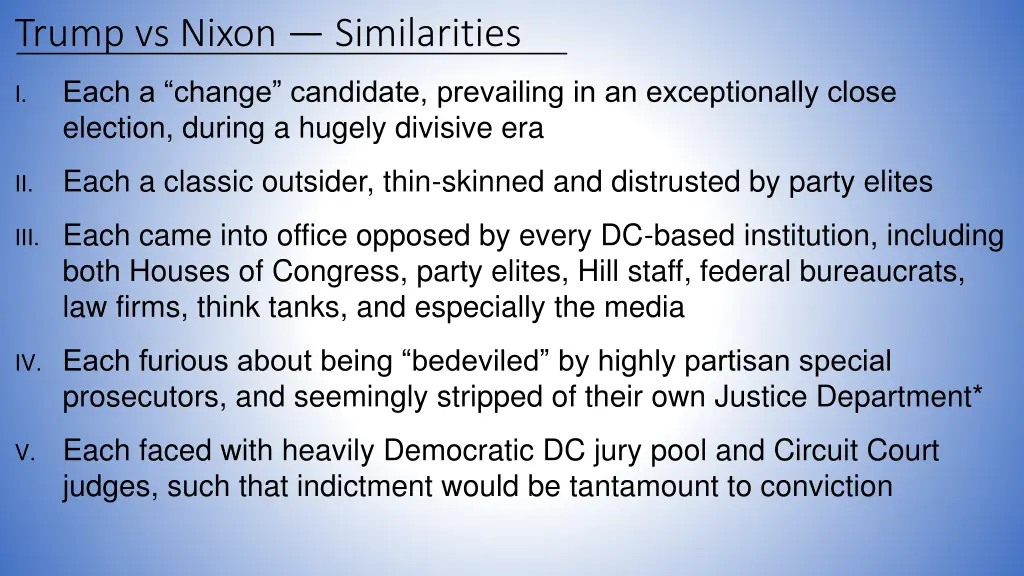 trump vs nixon similarities