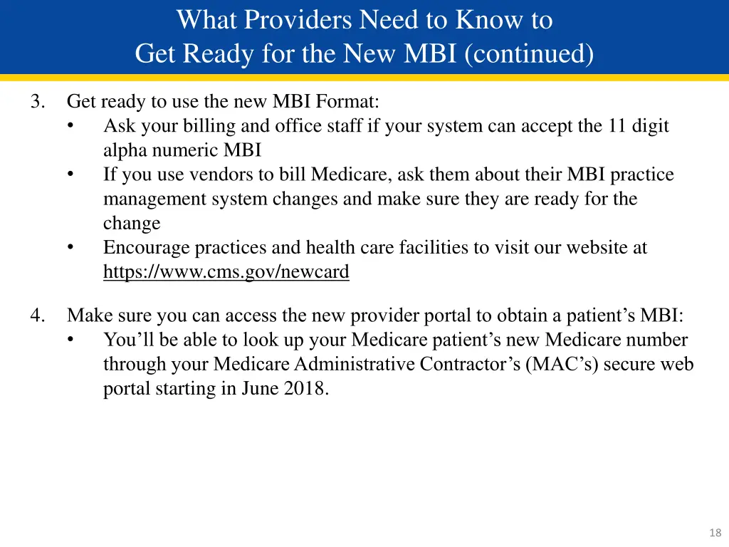 what providers need to know to get ready 1