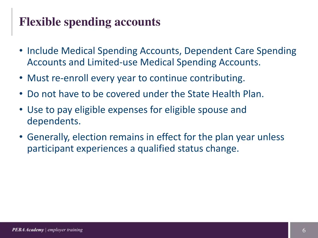 flexible spending accounts