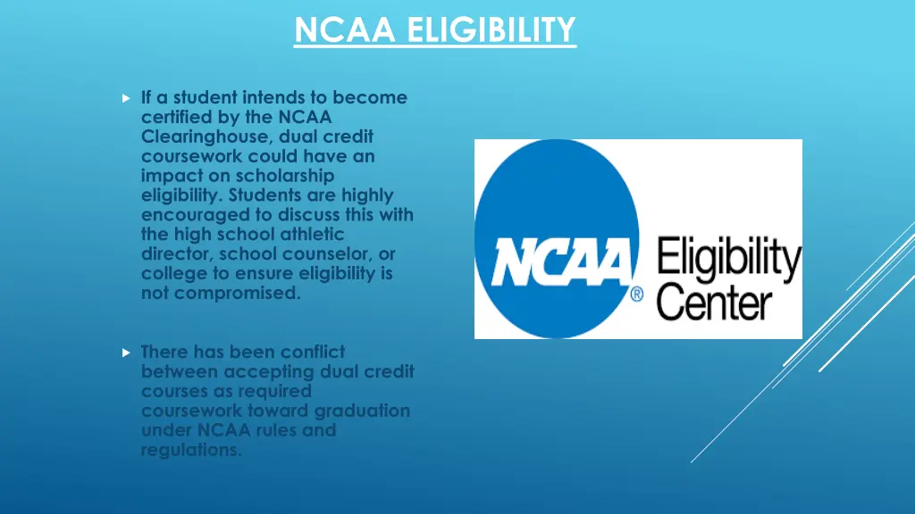 ncaa eligibility