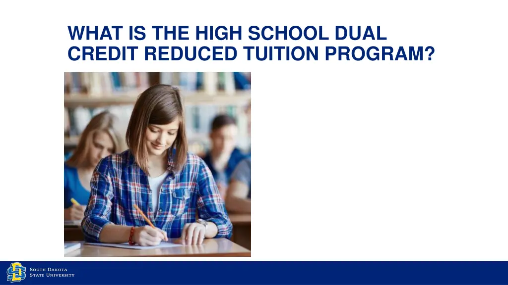 what is the high school dual credit reduced