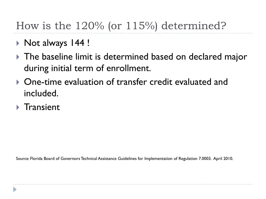 how is the 120 or 115 determined