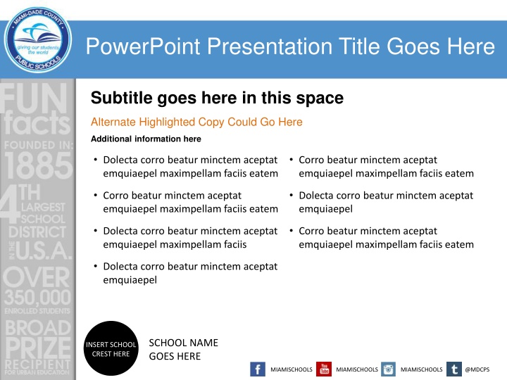 powerpoint presentation title goes here