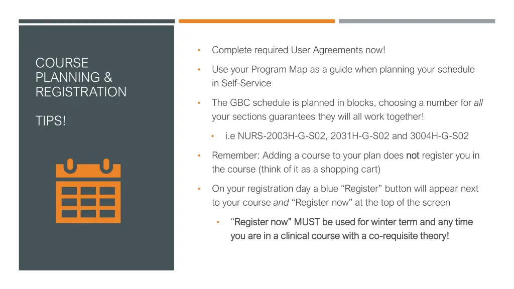 complete required user agreements now