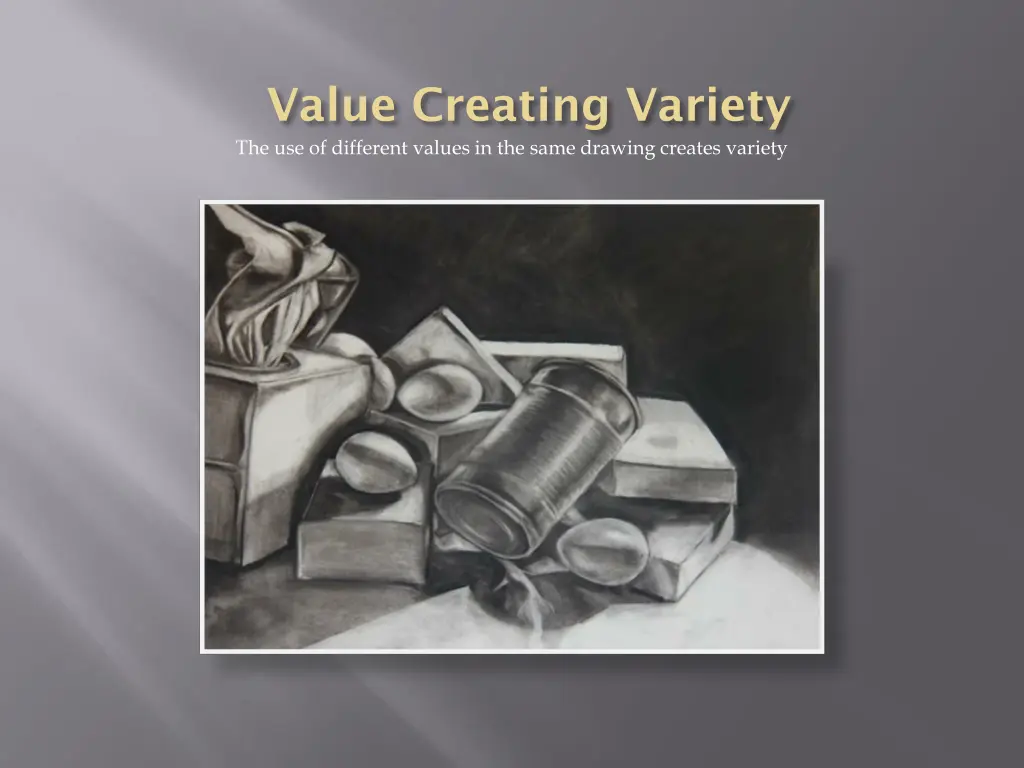 value creating variety the use of different