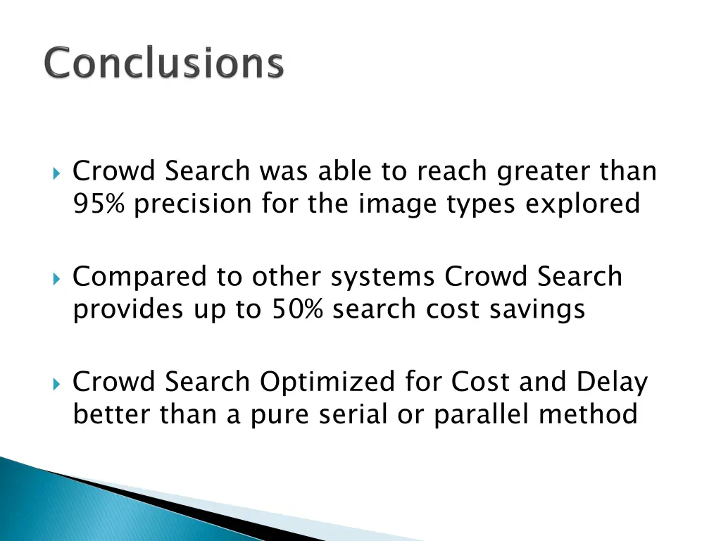 crowd search was able to reach greater than