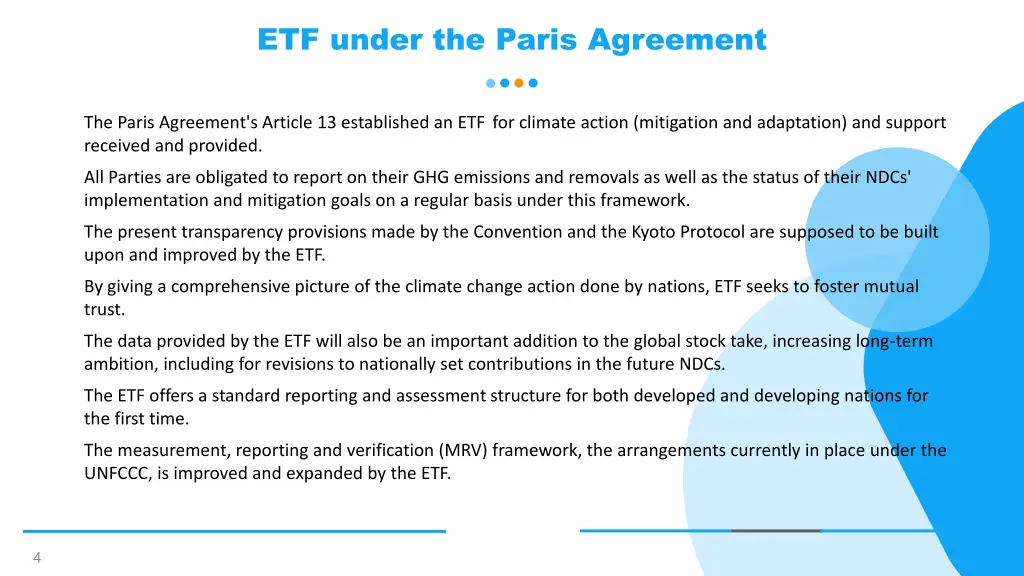 etf under the paris agreement