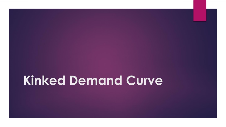 kinked demand curve