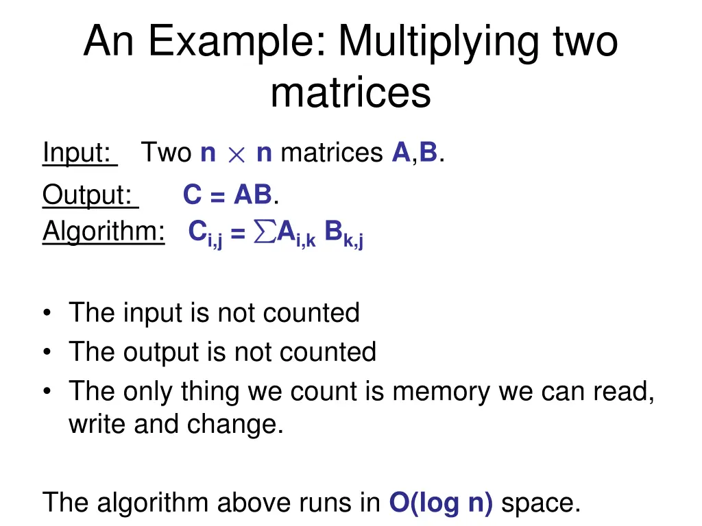 an example multiplying two matrices 1