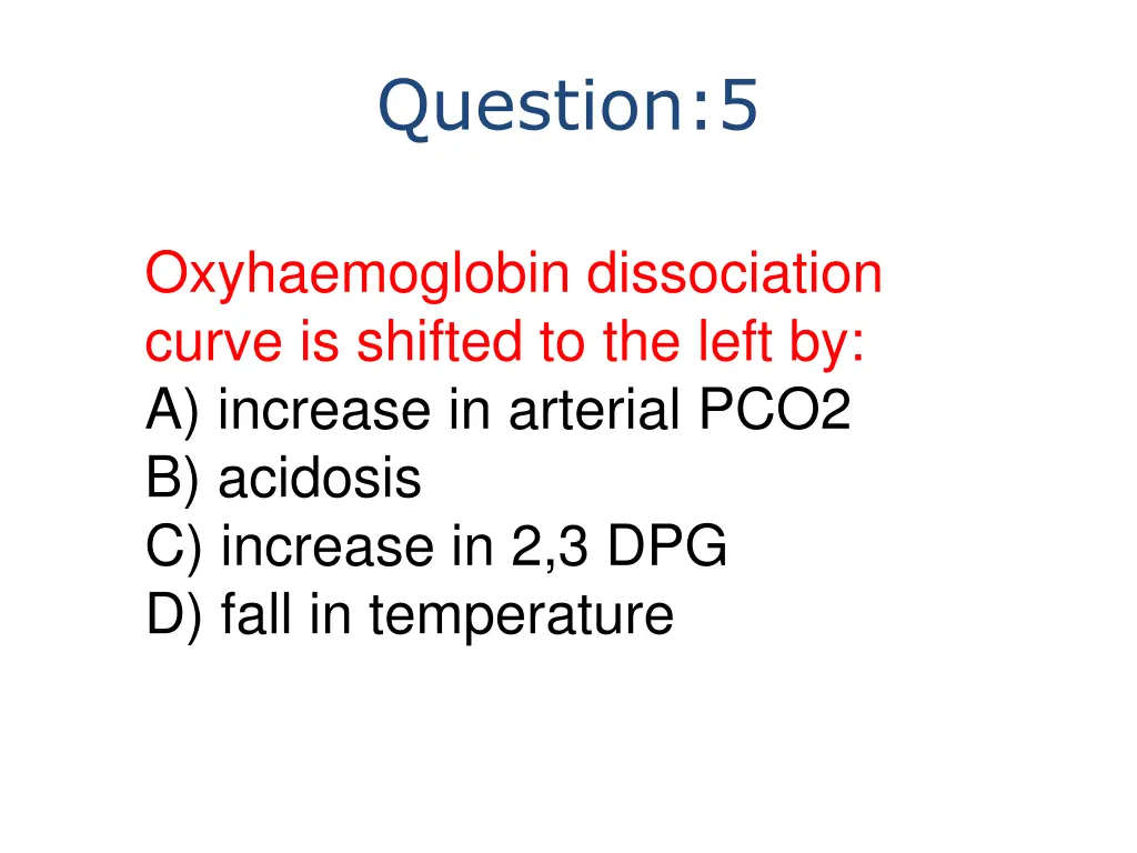 question 5