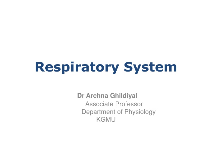 respiratory system