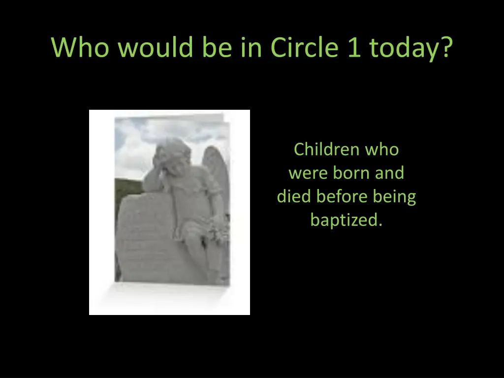 who would be in circle 1 today