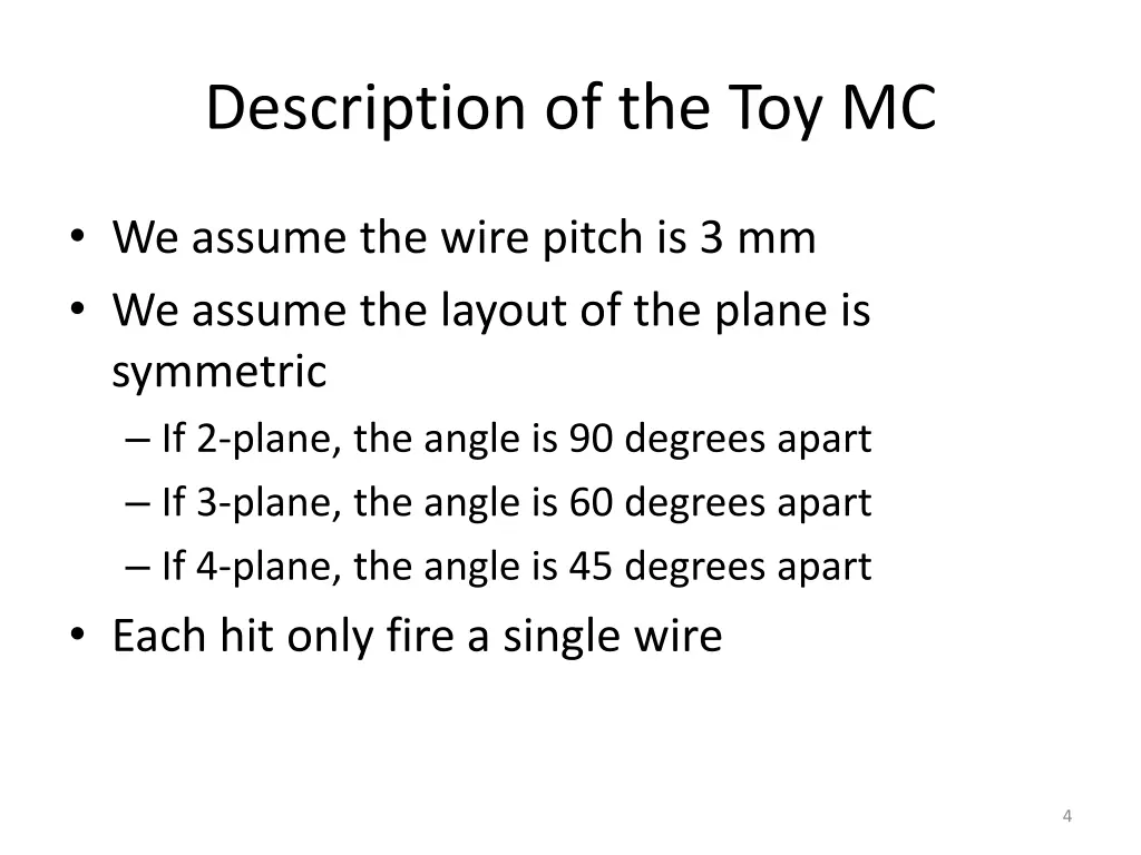 description of the toy mc