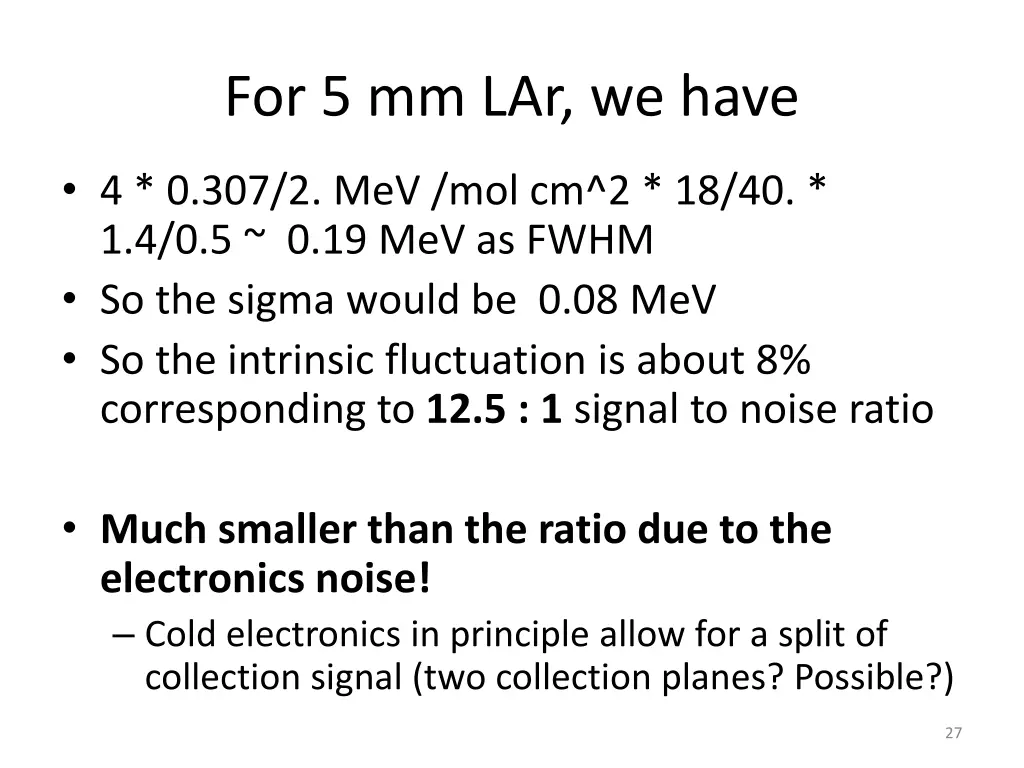 for 5 mm lar we have