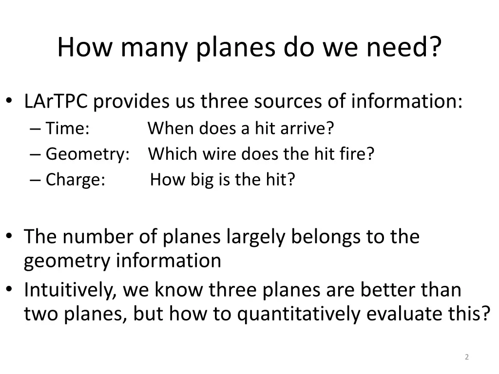 how many planes do we need