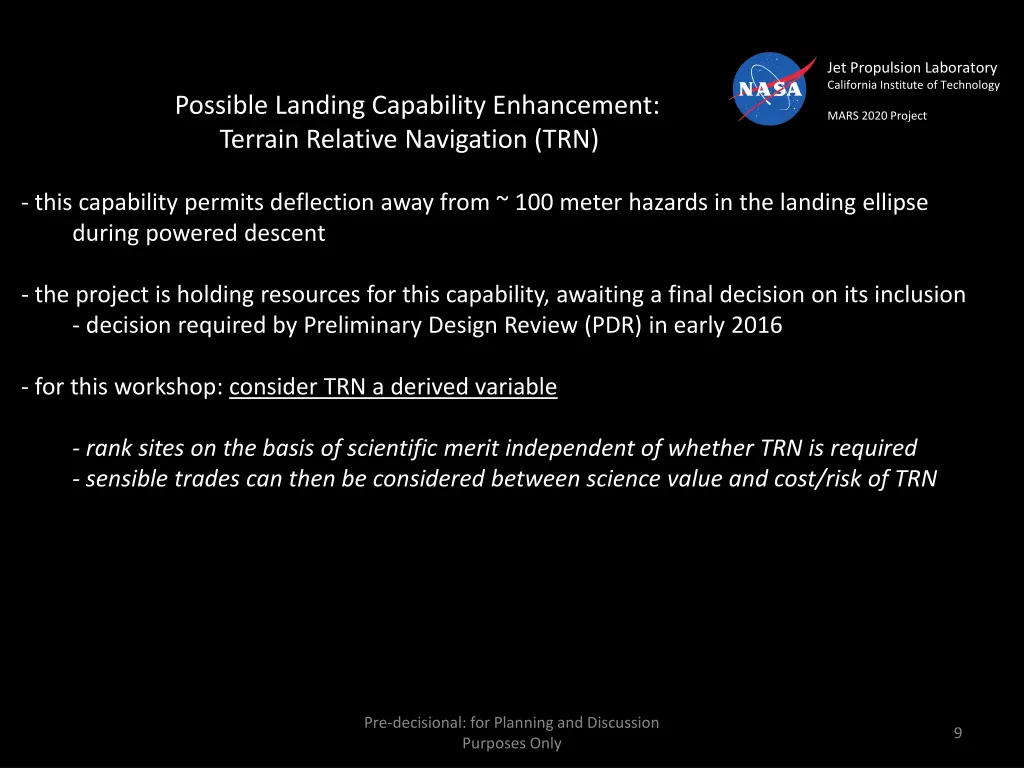 jet propulsion laboratory california institute 1