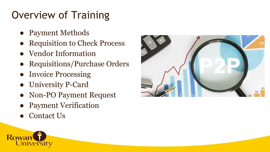 overview of training