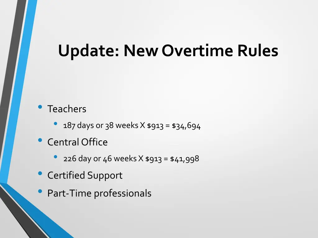 update new overtime rules 2