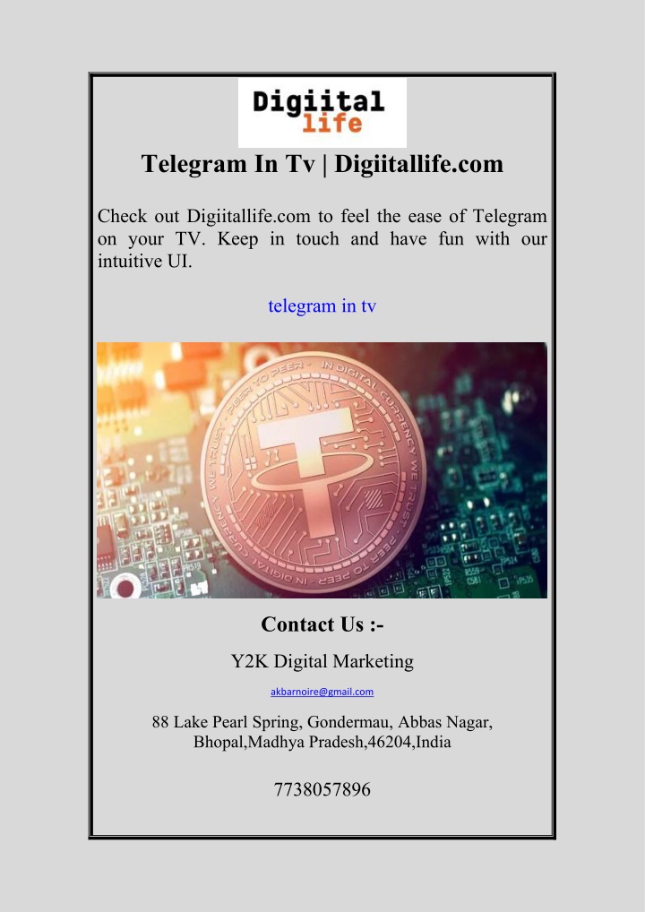 telegram in tv digiitallife com