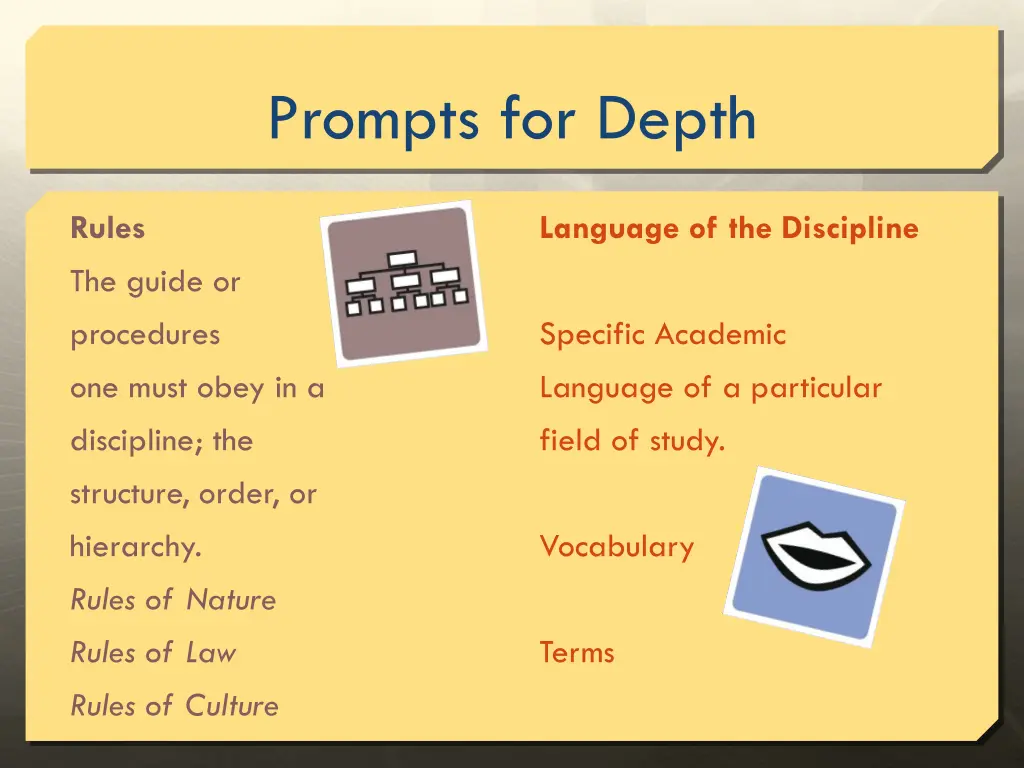 prompts for depth