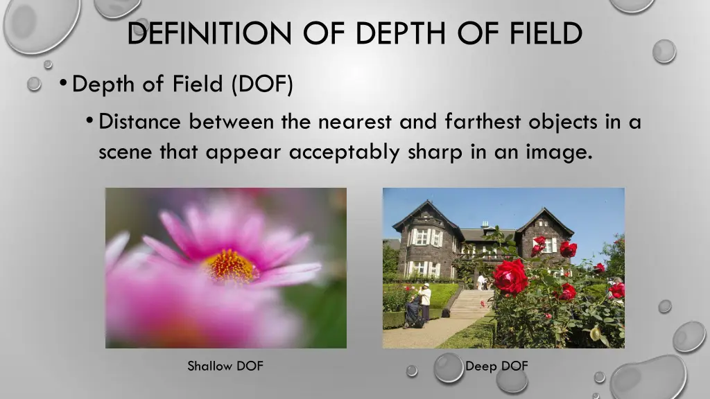 definition of depth of field