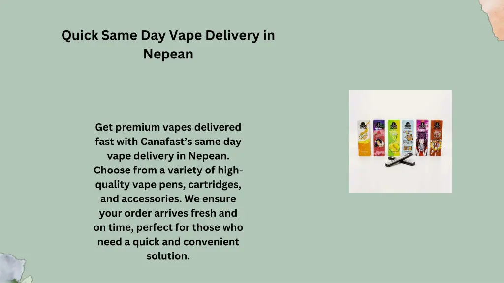 quick same day vape delivery in nepean