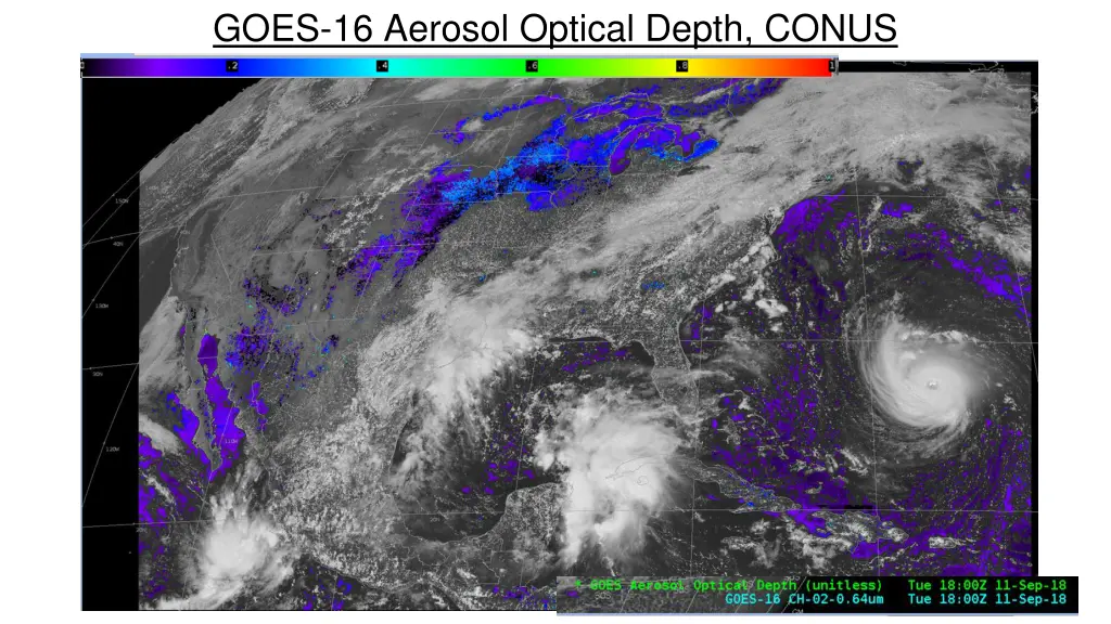 goes 16 aerosol optical depth conus