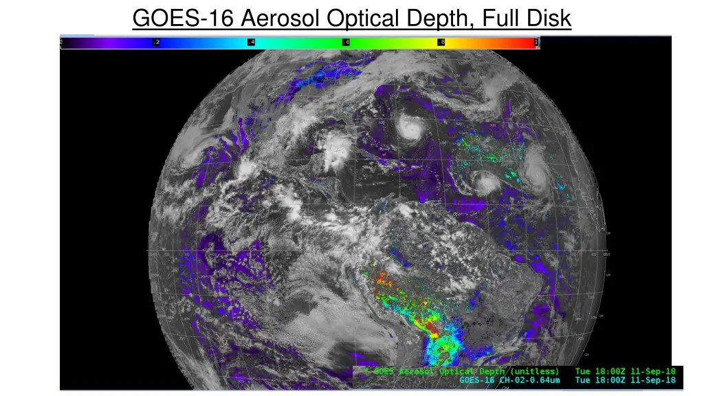 goes 16 aerosol optical depth full disk