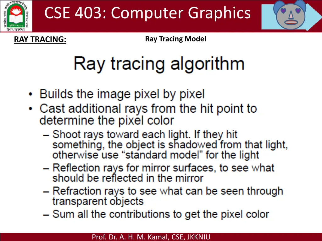 cse 403 computer graphics 13