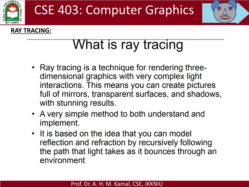 cse 403 computer graphics 9