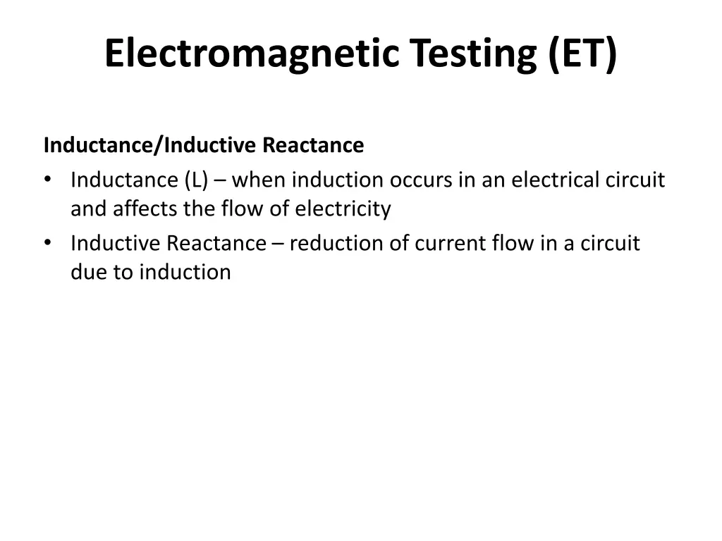 electromagnetic testing et 11