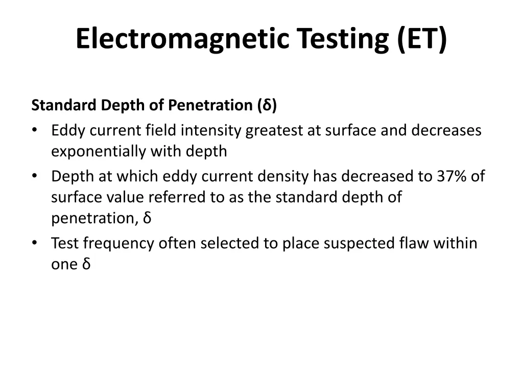 electromagnetic testing et 16