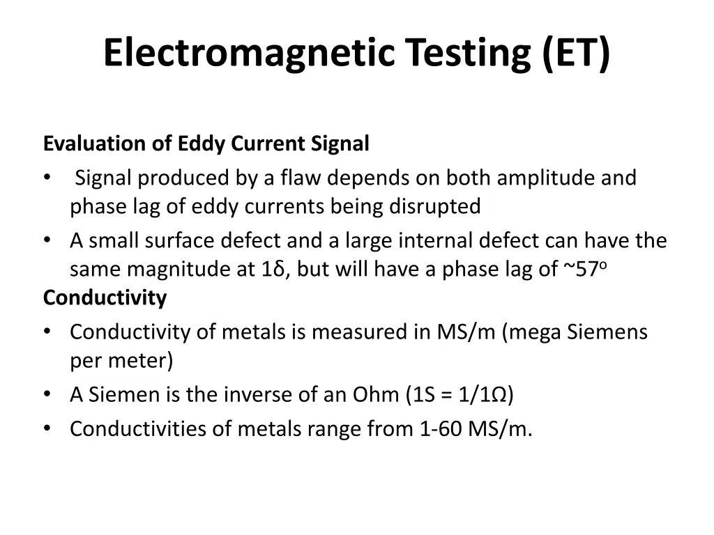 electromagnetic testing et 19