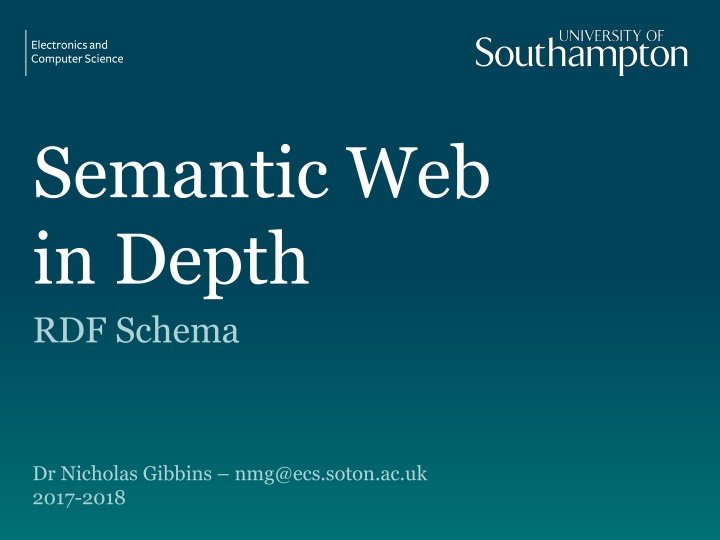 semantic web in depth rdf schema