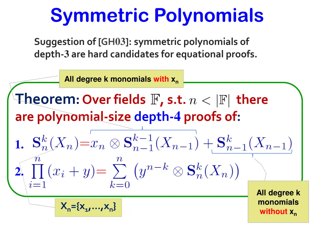 symmetric polynomials 1