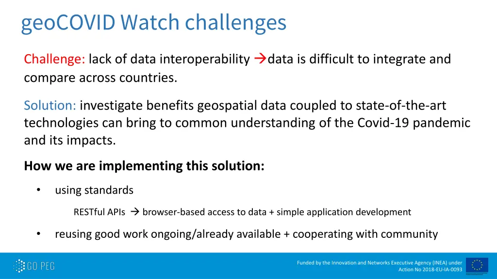 geocovid watch challenges