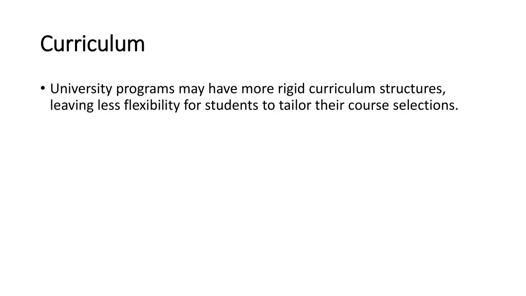 curriculum curriculum