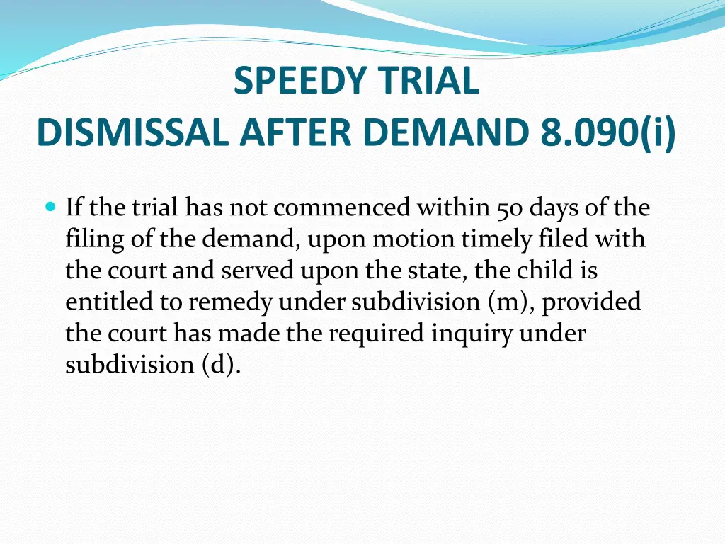 speedy trial 14