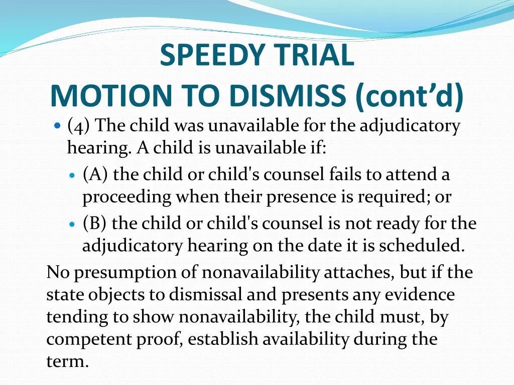 speedy trial 2