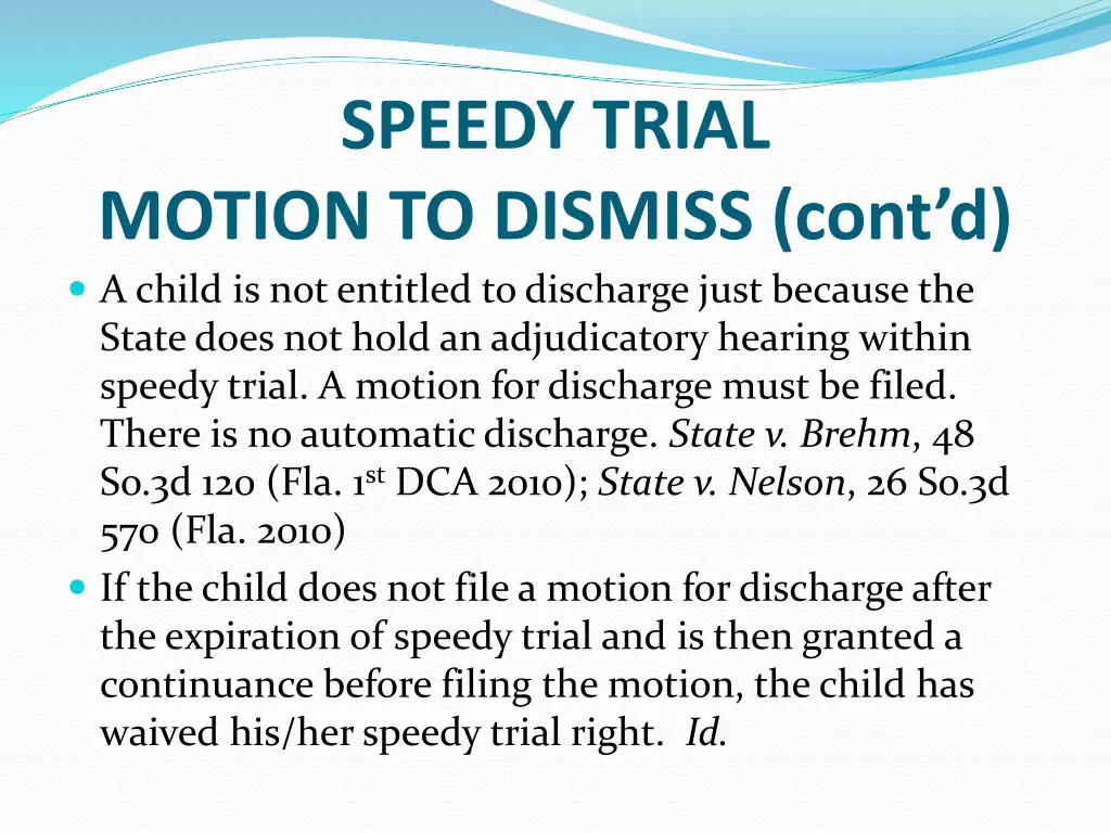 speedy trial 5