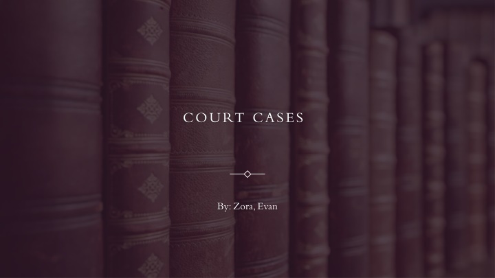 court cases