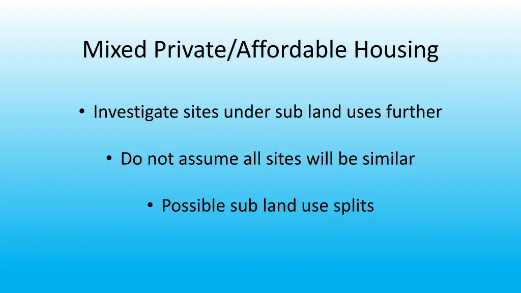 mixed private affordable housing