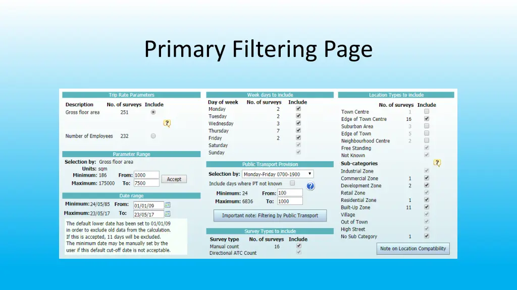 primary filtering page 1