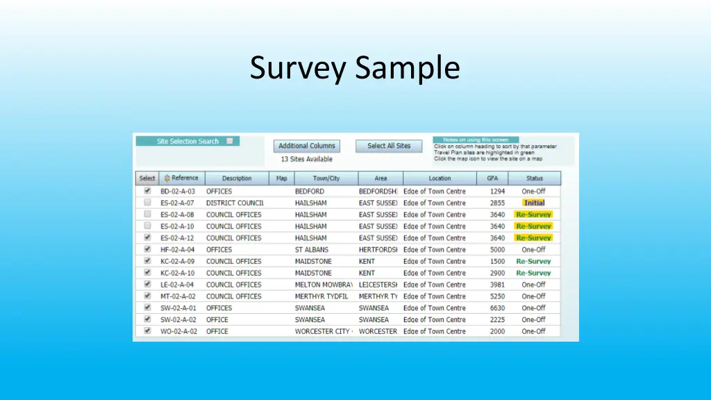 survey sample