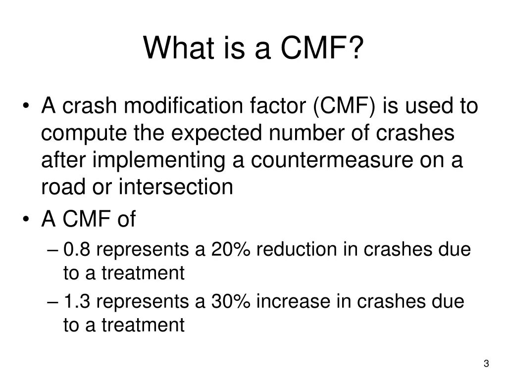 what is a cmf