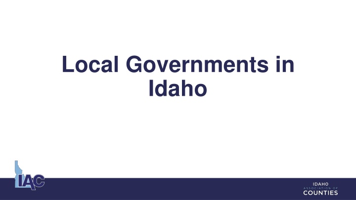 local governments in idaho