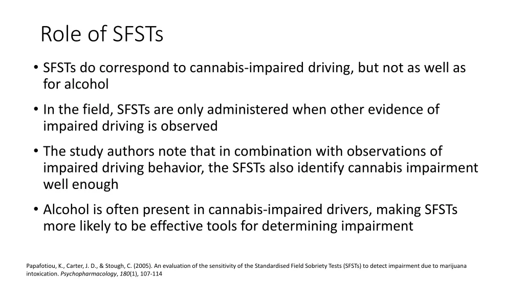 role of sfsts 2