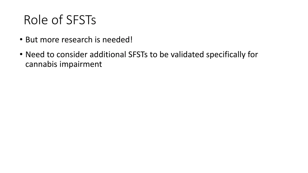 role of sfsts 3