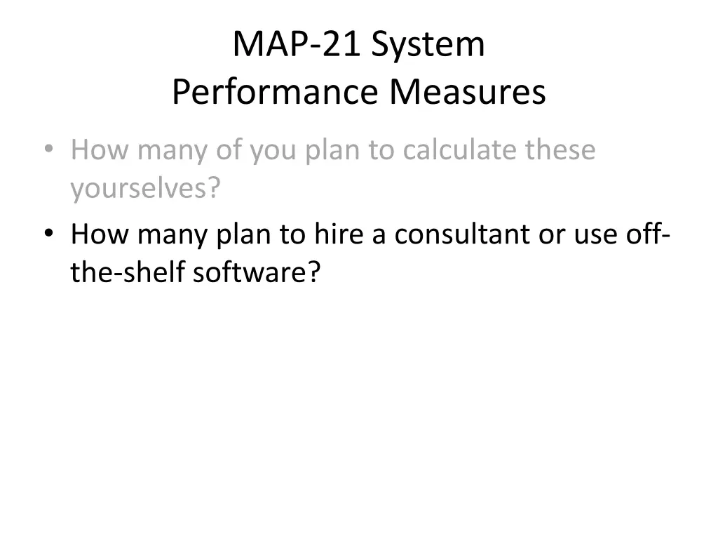 map 21 system performance measures 1